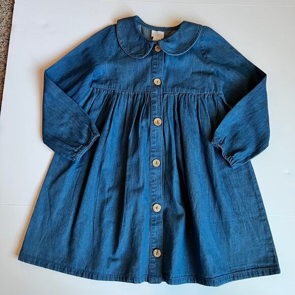 NEW Mud Pie Denim Dress & Headband - Picture 2 of 8